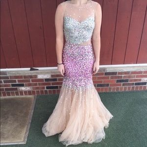 Prom / homecoming formal sequin dress.